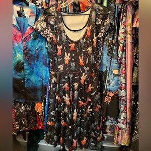 Blackmilk voodoo pets longline skater dress size large